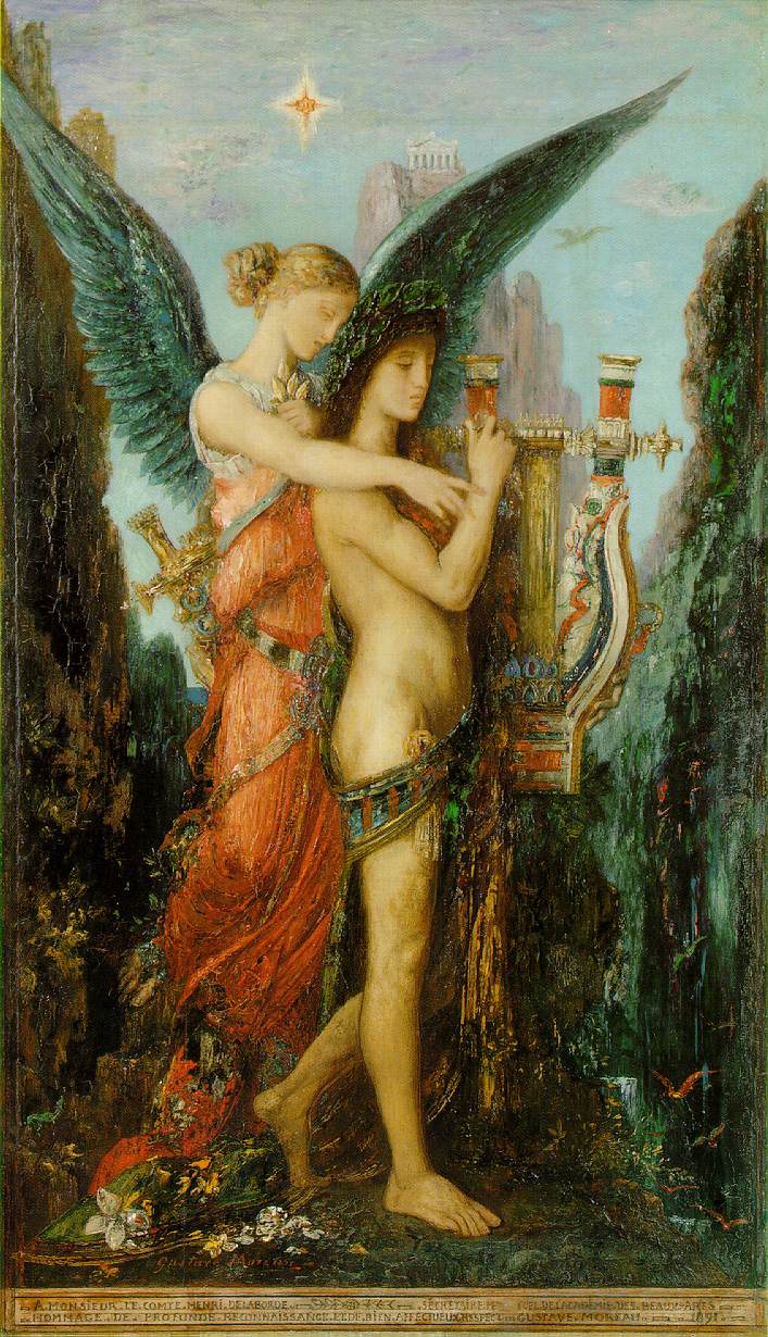 Gustave Moreau, Hesiod and the Muse (1891)—Musée d'Orsay, Paris